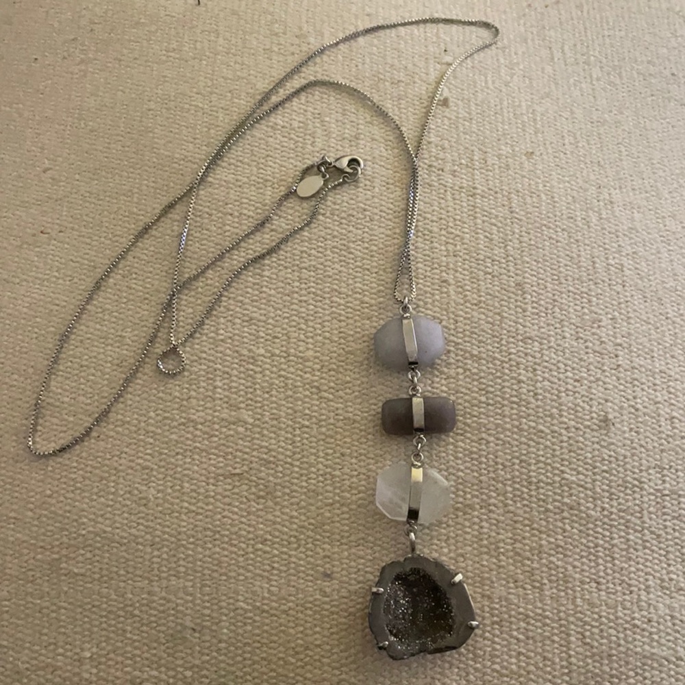 Ann Taylor LOFT silver costume jewelry necklace